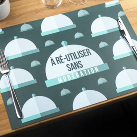 Impression set de table restaurant, Papier indéchirable