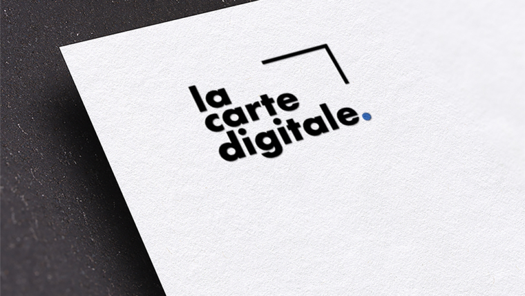 Création de logo pour La Carte digitale : le service de carte en ligne pour bars et restaurants à Lyon