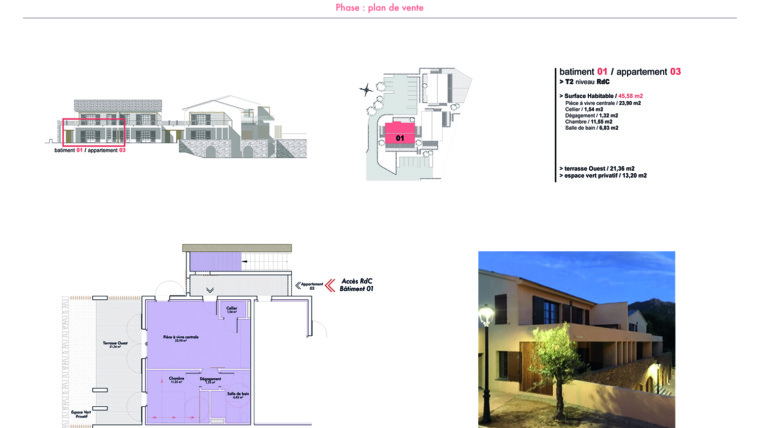 Création de plan immobilier pour Corsea Promotion