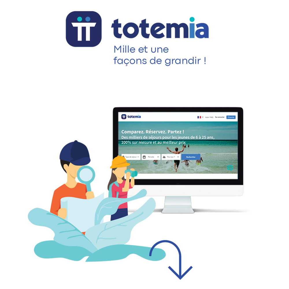 Création graphique de présentation corporate pour TOTEMIA